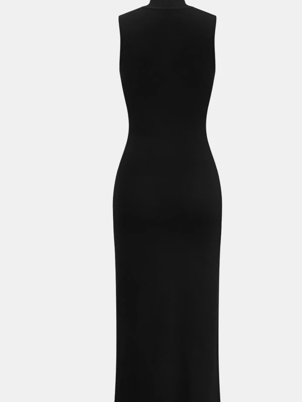 NWT Commense High Neck Floral Applique Maxi Dress M - Picture 3 of 4